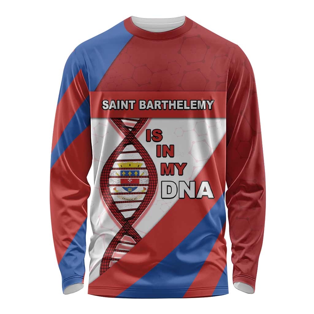 Saint Barthelemy Is In My DNA Long Sleeve Shirt - Wonder Print Shop