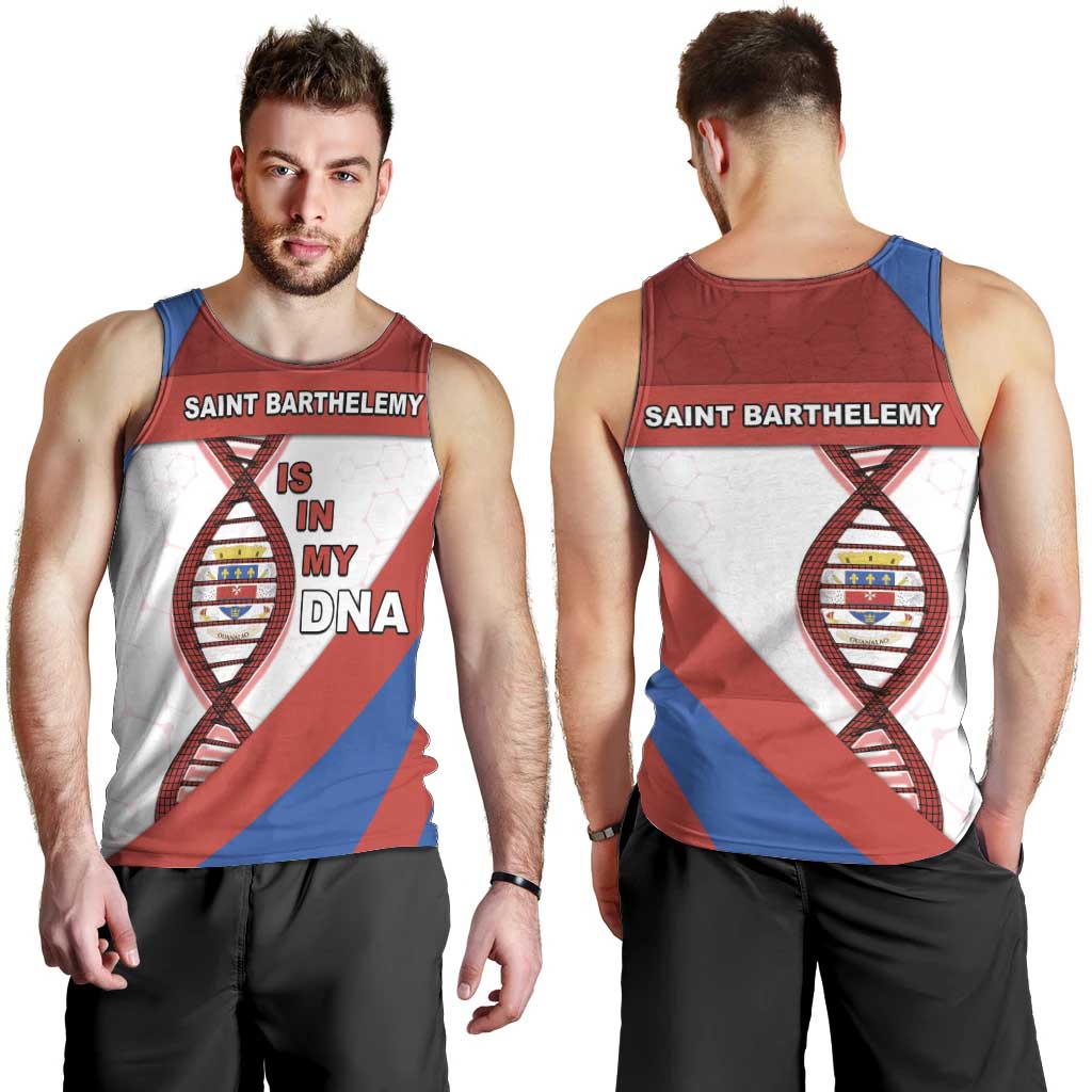 Saint Barthelemy Is In My DNA Men Tank Top - Wonder Print Shop