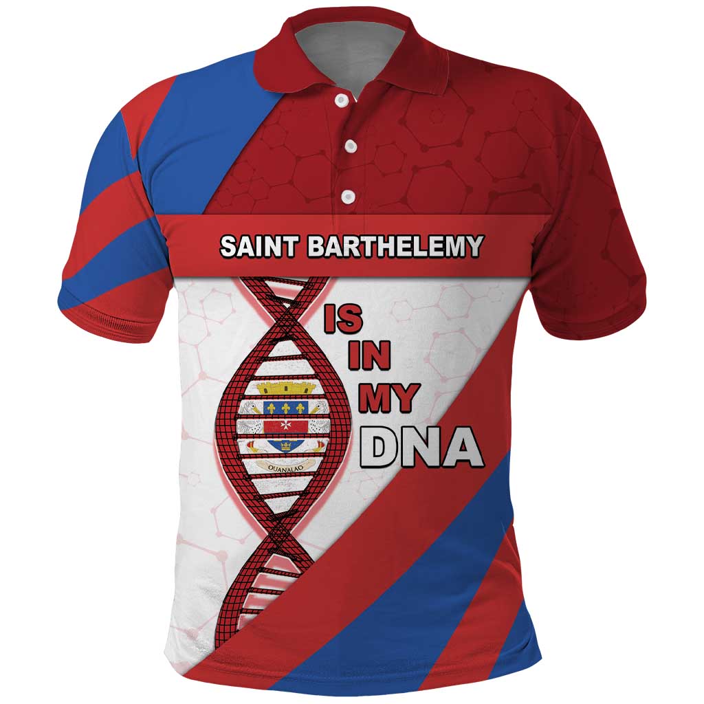 Saint Barthelemy Is In My DNA Polo Shirt - Wonder Print Shop