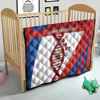 Saint Barthelemy Is In My DNA Quilt - Wonder Print Shop