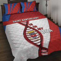 Saint Barthelemy Is In My DNA Quilt Bed Set - Wonder Print Shop