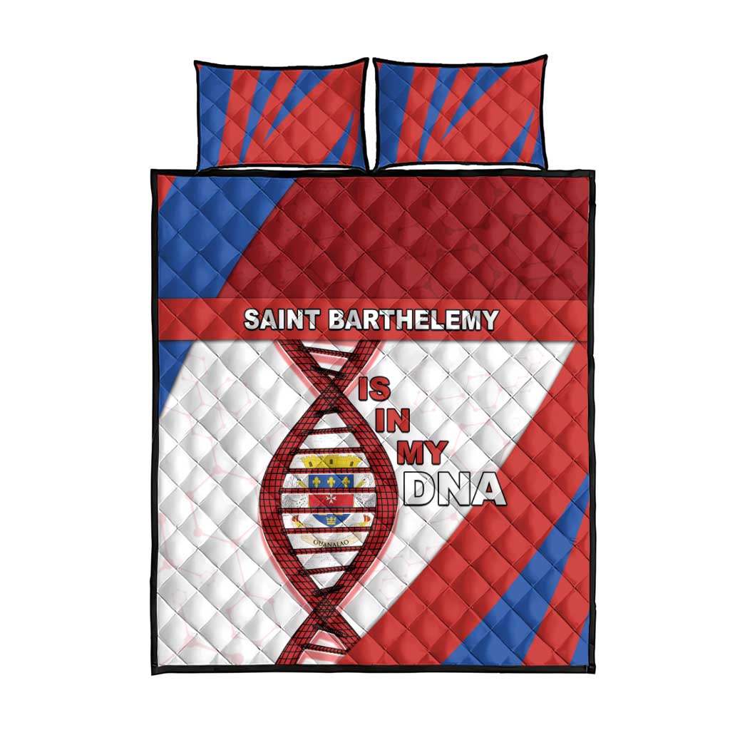 Saint Barthelemy Is In My DNA Quilt Bed Set - Wonder Print Shop
