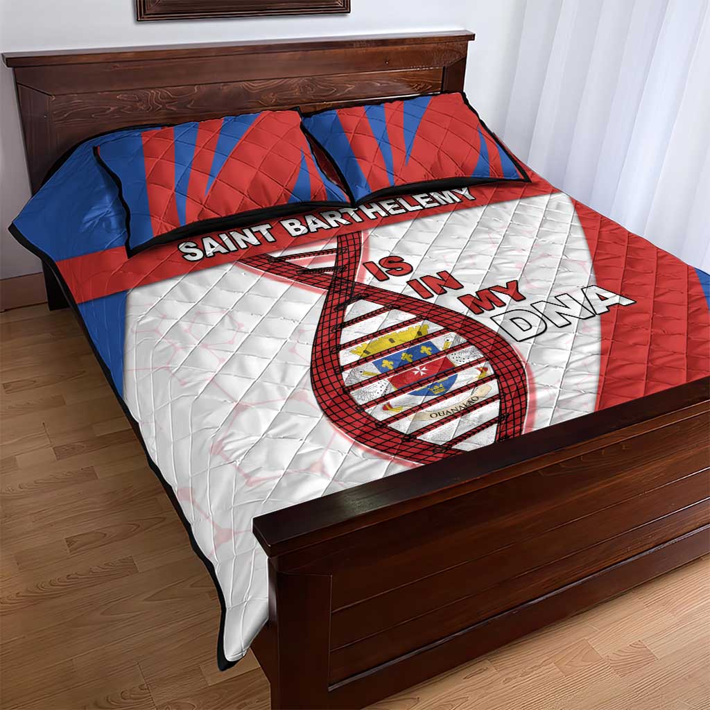 Saint Barthelemy Is In My DNA Quilt Bed Set - Wonder Print Shop