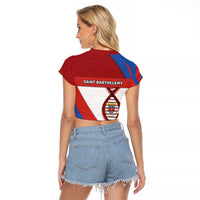 Saint Barthelemy Is In My DNA Raglan Cropped T Shirt - Wonder Print Shop