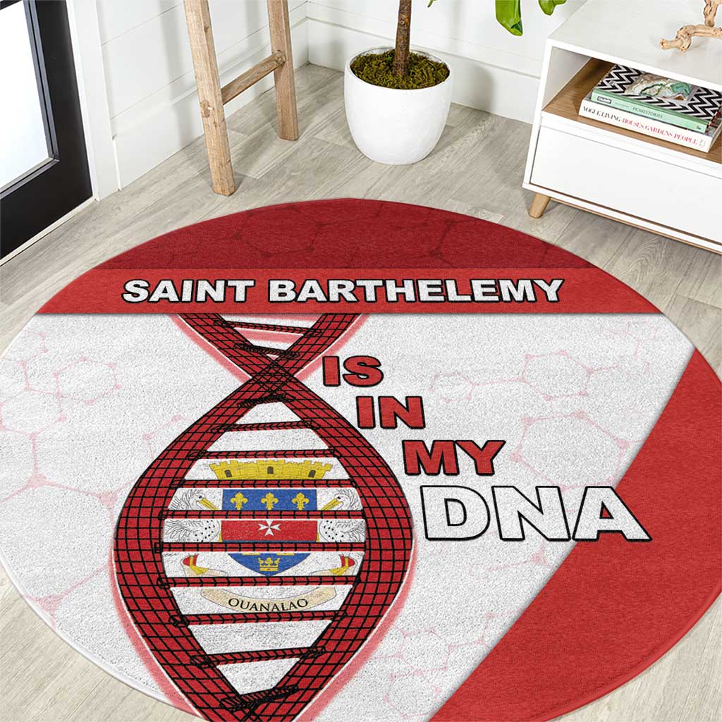 Saint Barthelemy Is In My DNA Round Carpet - Wonder Print Shop
