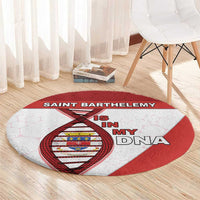 Saint Barthelemy Is In My DNA Round Carpet - Wonder Print Shop