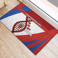 Saint Barthelemy Is In My DNA Rubber Doormat - Wonder Print Shop