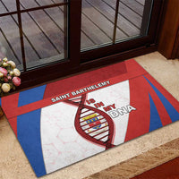 Saint Barthelemy Is In My DNA Rubber Doormat - Wonder Print Shop