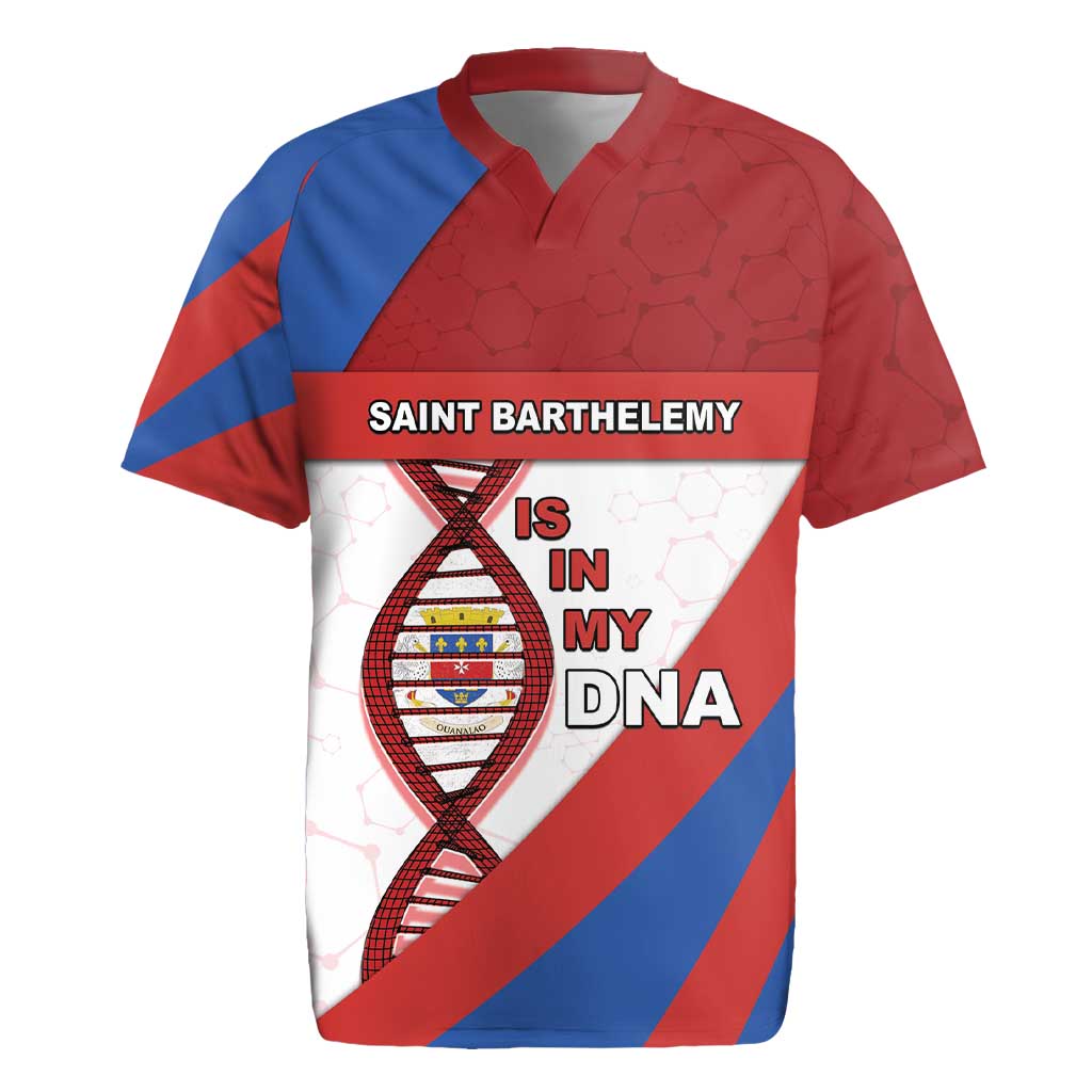 Saint Barthelemy Is In My DNA Rugby Jersey - Wonder Print Shop