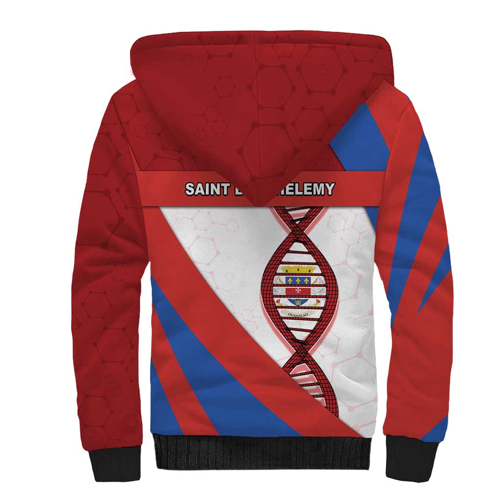 Saint Barthelemy Is In My DNA Sherpa Hoodie - Wonder Print Shop