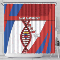 Saint Barthelemy Is In My DNA Shower Curtain - Wonder Print Shop