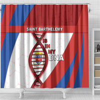 Saint Barthelemy Is In My DNA Shower Curtain - Wonder Print Shop