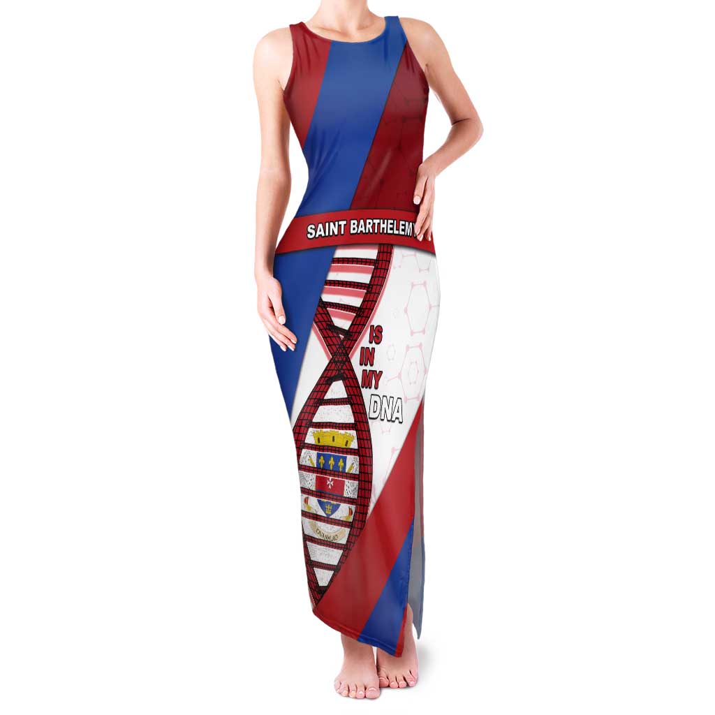 Saint Barthelemy Is In My DNA Tank Maxi Dress - Wonder Print Shop