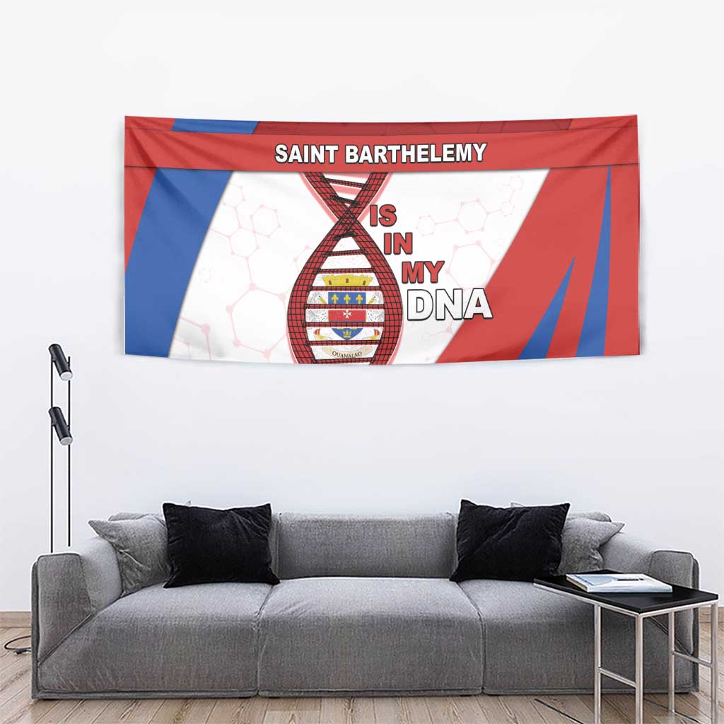Saint Barthelemy Is In My DNA Tapestry - Wonder Print Shop