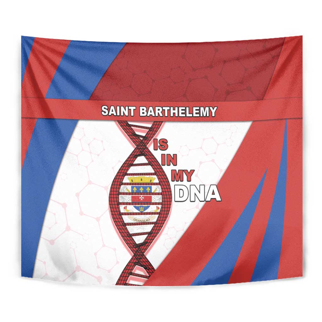 Saint Barthelemy Is In My DNA Tapestry - Wonder Print Shop