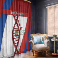 Saint Barthelemy Is In My DNA Window Curtain - Wonder Print Shop