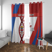 Saint Barthelemy Is In My DNA Window Curtain - Wonder Print Shop