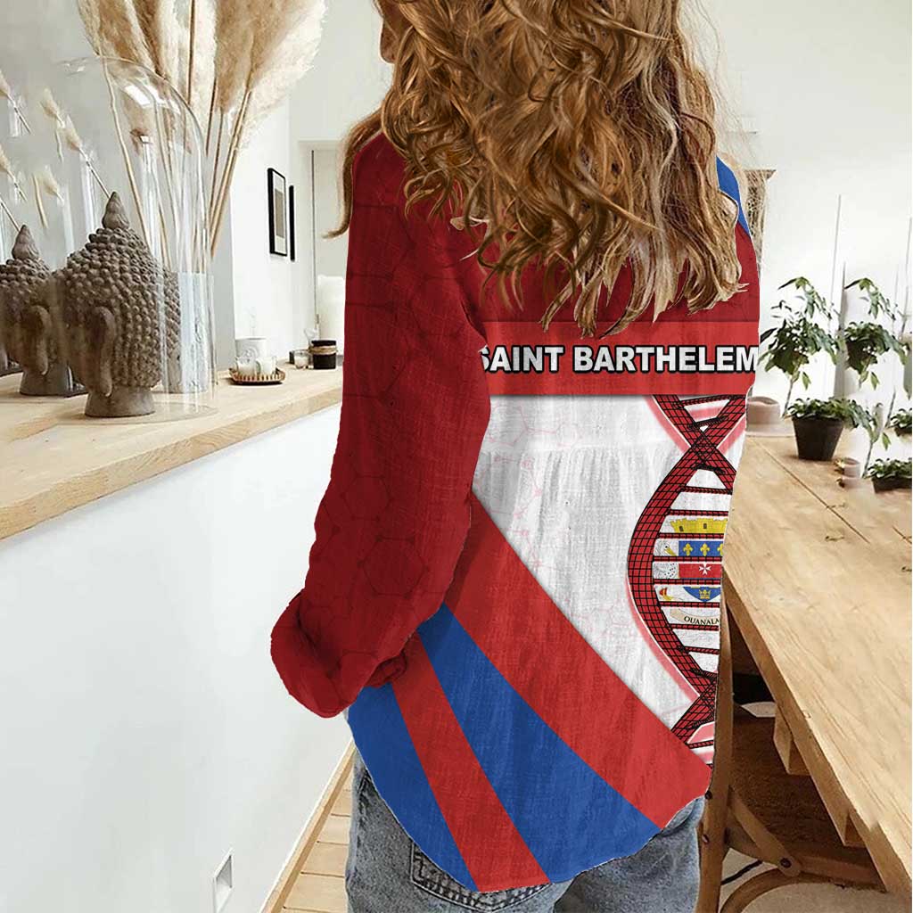 Saint Barthelemy Is In My DNA Women Casual Shirt - Wonder Print Shop