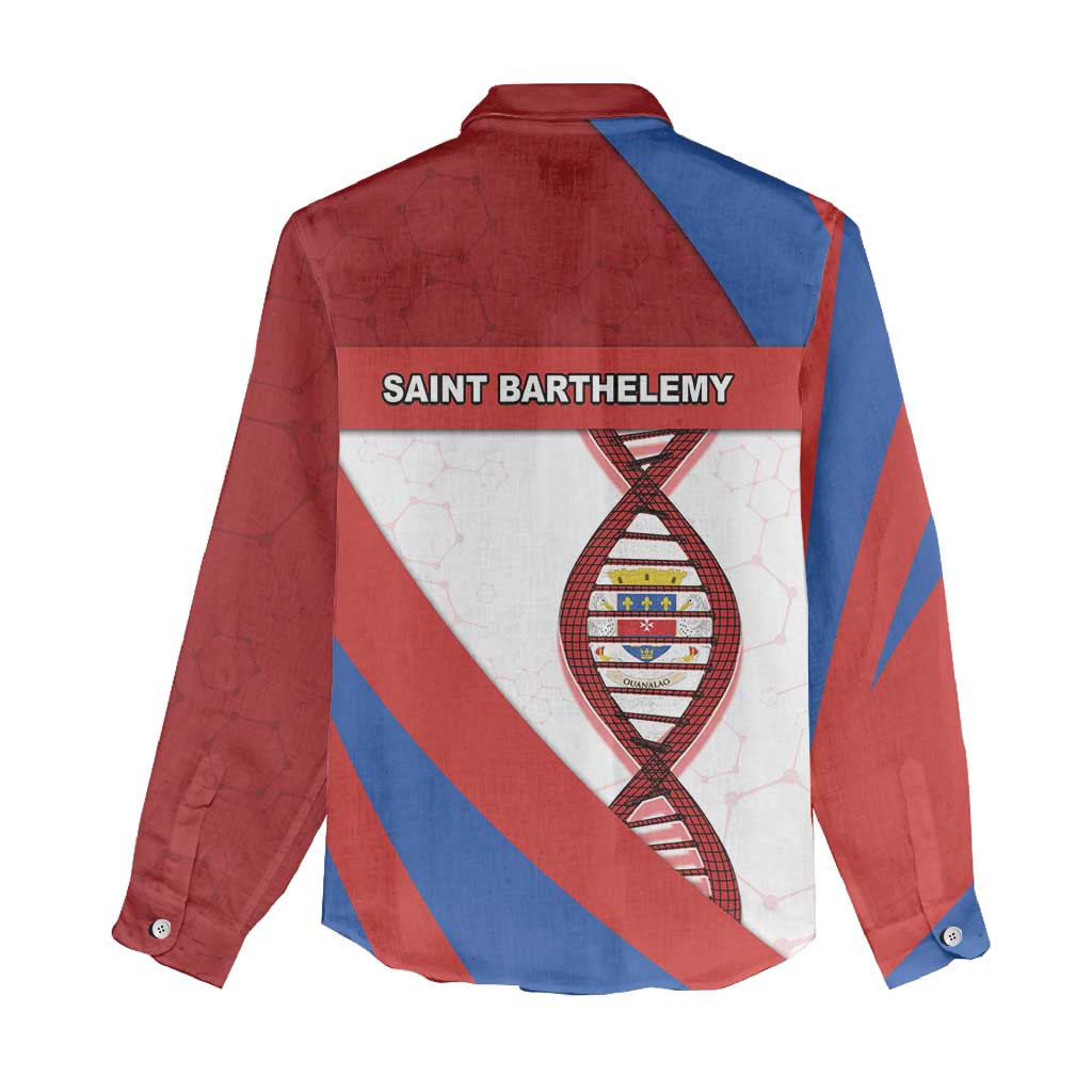 Saint Barthelemy Is In My DNA Women Casual Shirt - Wonder Print Shop