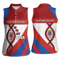 Saint Barthelemy Is In My DNA Women Sleeveless Polo Shirt - Wonder Print Shop