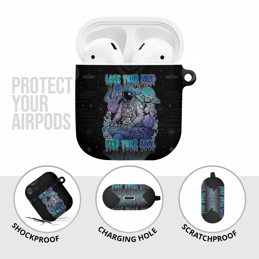 Astronaut AirPods Case Love Your Mind Find Your Soul - Wonder Print Shop
