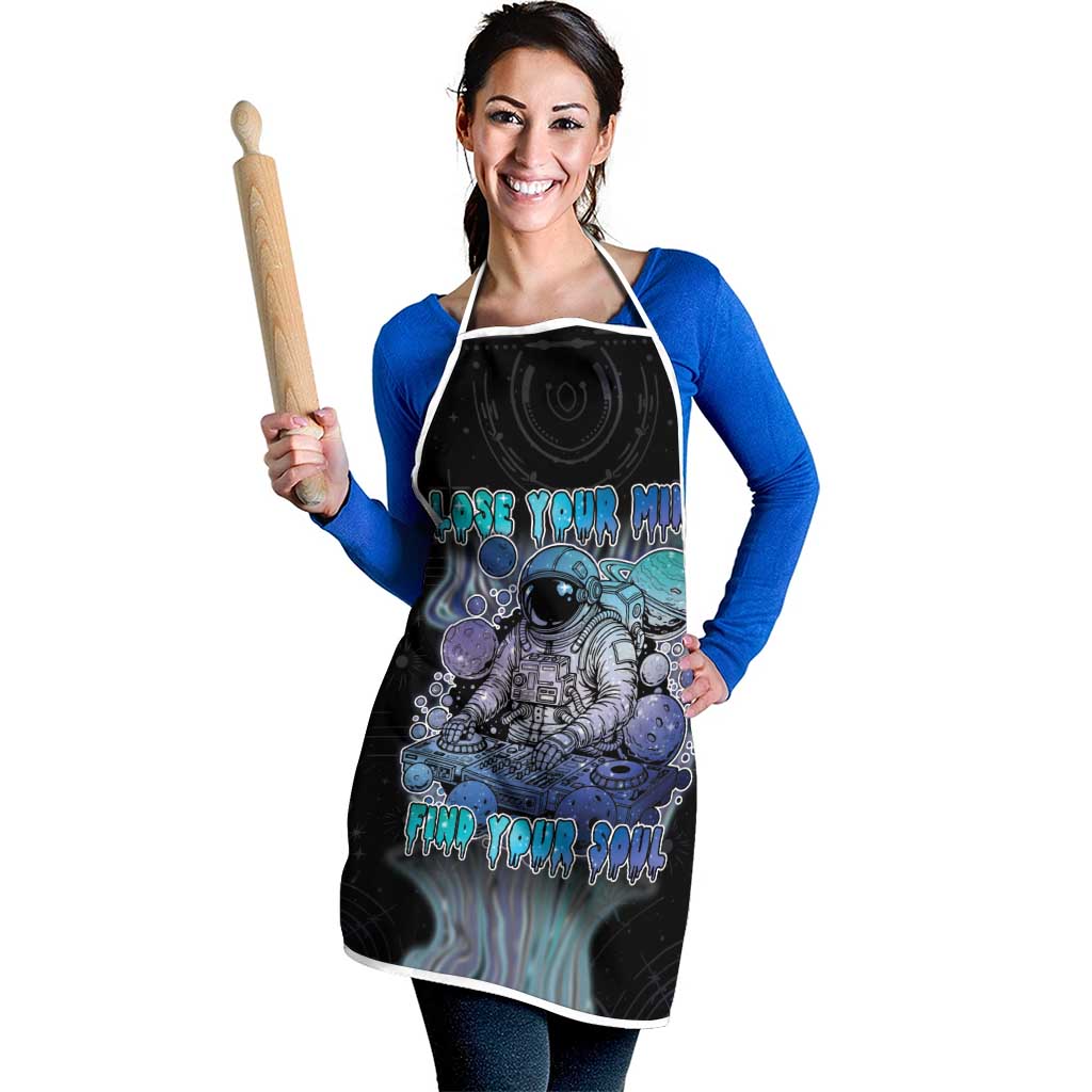 Astronaut Apron Love Your Mind Find Your Soul - Wonder Print Shop