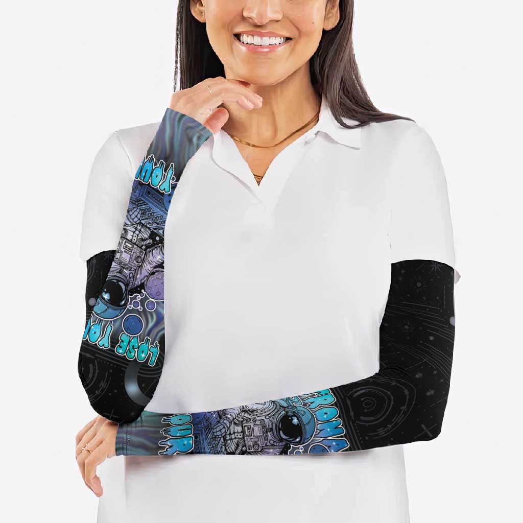 Astronaut Arm Sleeves Love Your Mind Find Your Soul - Wonder Print Shop