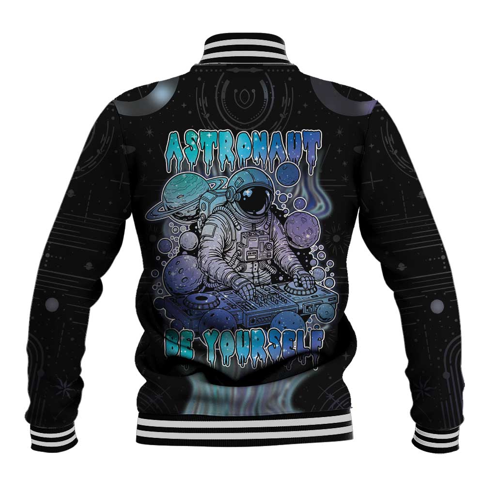 Astronaut Baseball Jacket Love Your Mind Find Your Soul - Wonder Print Shop