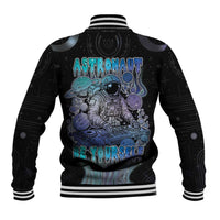 Astronaut Baseball Jacket Love Your Mind Find Your Soul - Wonder Print Shop