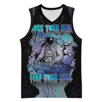 Astronaut Basketball Jersey Love Your Mind Find Your Soul - Wonder Print Shop