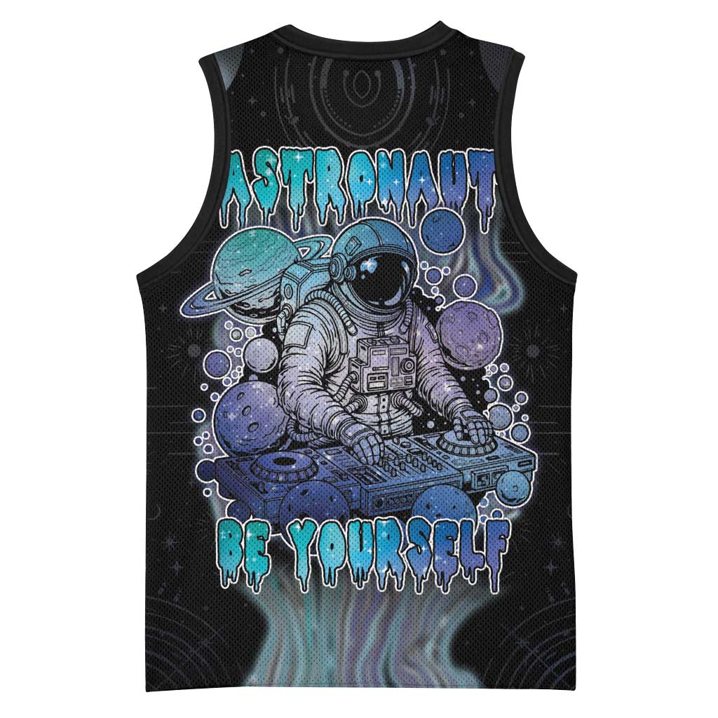 Astronaut Basketball Jersey Love Your Mind Find Your Soul - Wonder Print Shop