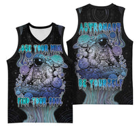 Astronaut Basketball Jersey Love Your Mind Find Your Soul - Wonder Print Shop