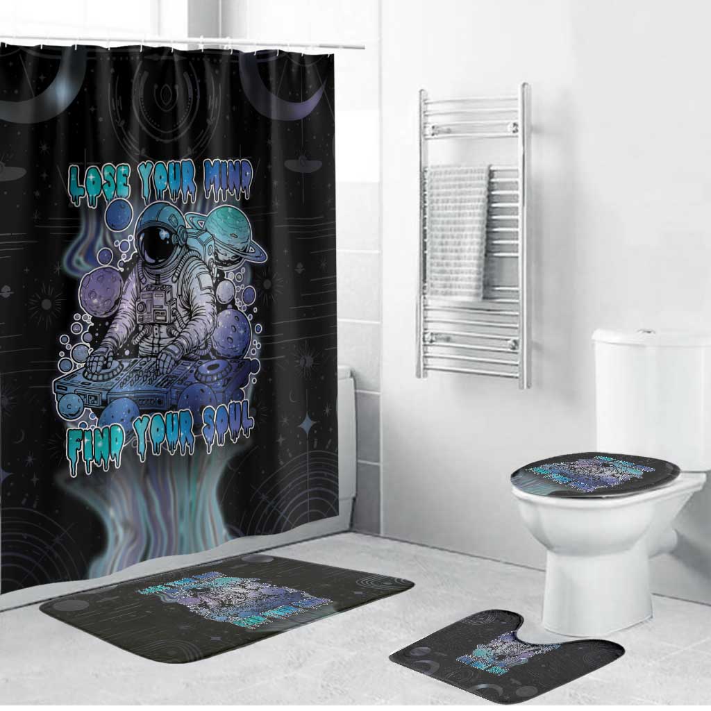 Astronaut Bathroom Set Love Your Mind Find Your Soul - Wonder Print Shop