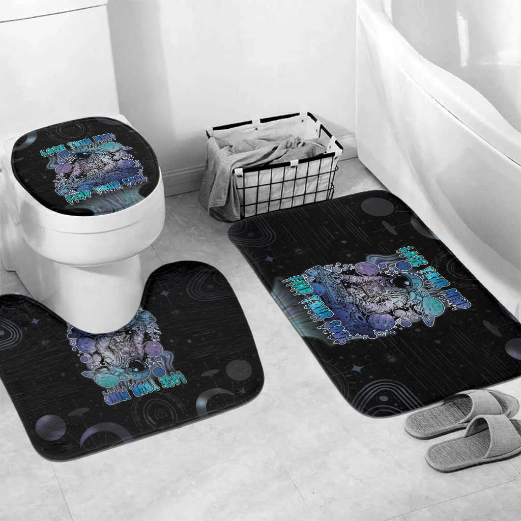 Astronaut Bathroom Set Love Your Mind Find Your Soul - Wonder Print Shop