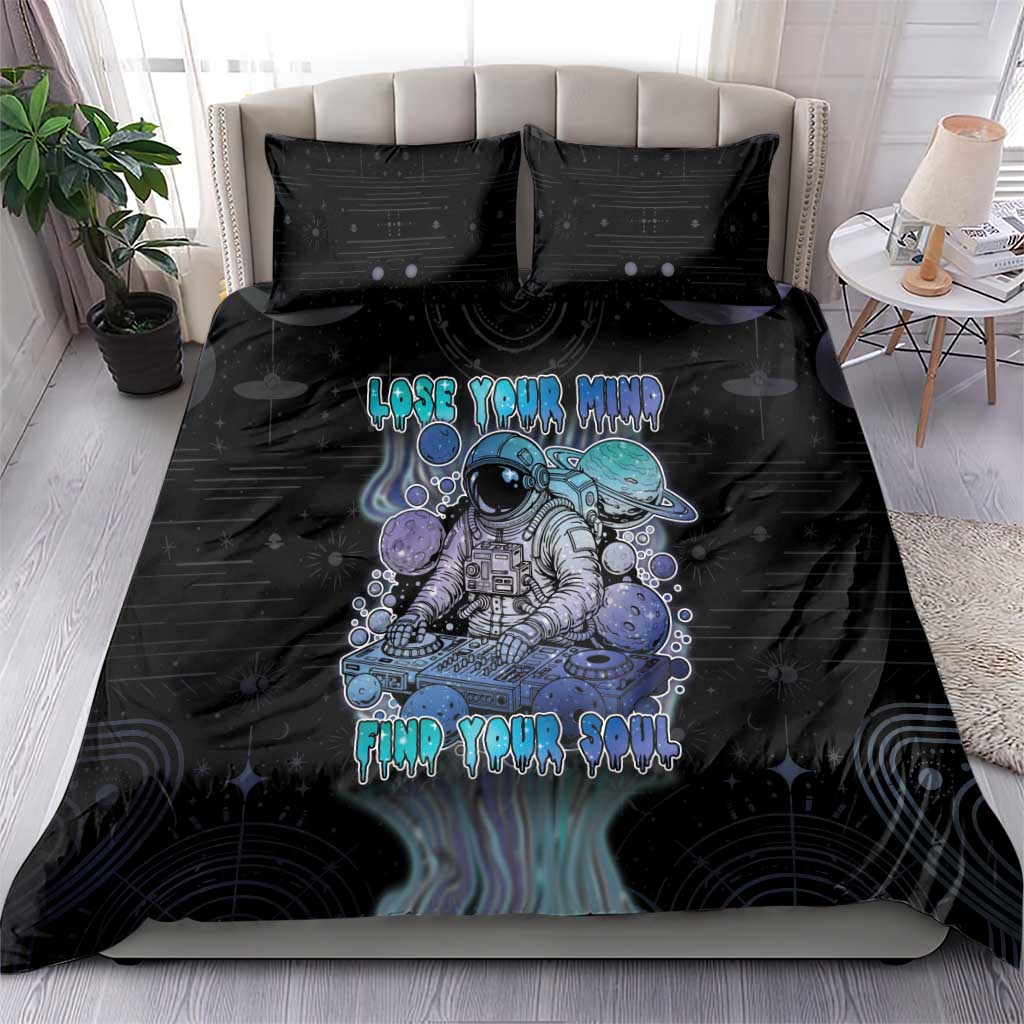 Astronaut Bedding Set Love Your Mind Find Your Soul - Wonder Print Shop