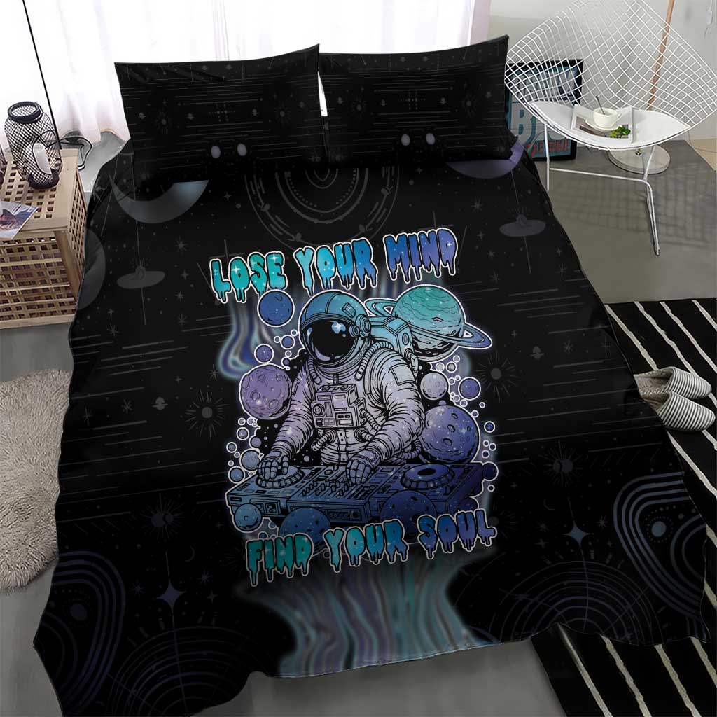 Astronaut Bedding Set Love Your Mind Find Your Soul - Wonder Print Shop