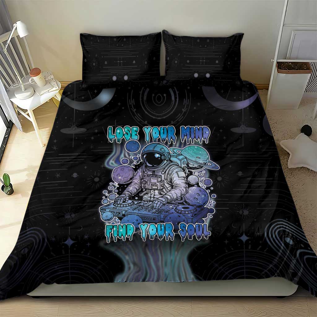 Astronaut Bedding Set Love Your Mind Find Your Soul - Wonder Print Shop