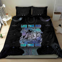 Astronaut Bedding Set Love Your Mind Find Your Soul - Wonder Print Shop