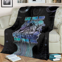 Astronaut Blanket Love Your Mind Find Your Soul - Wonder Print Shop