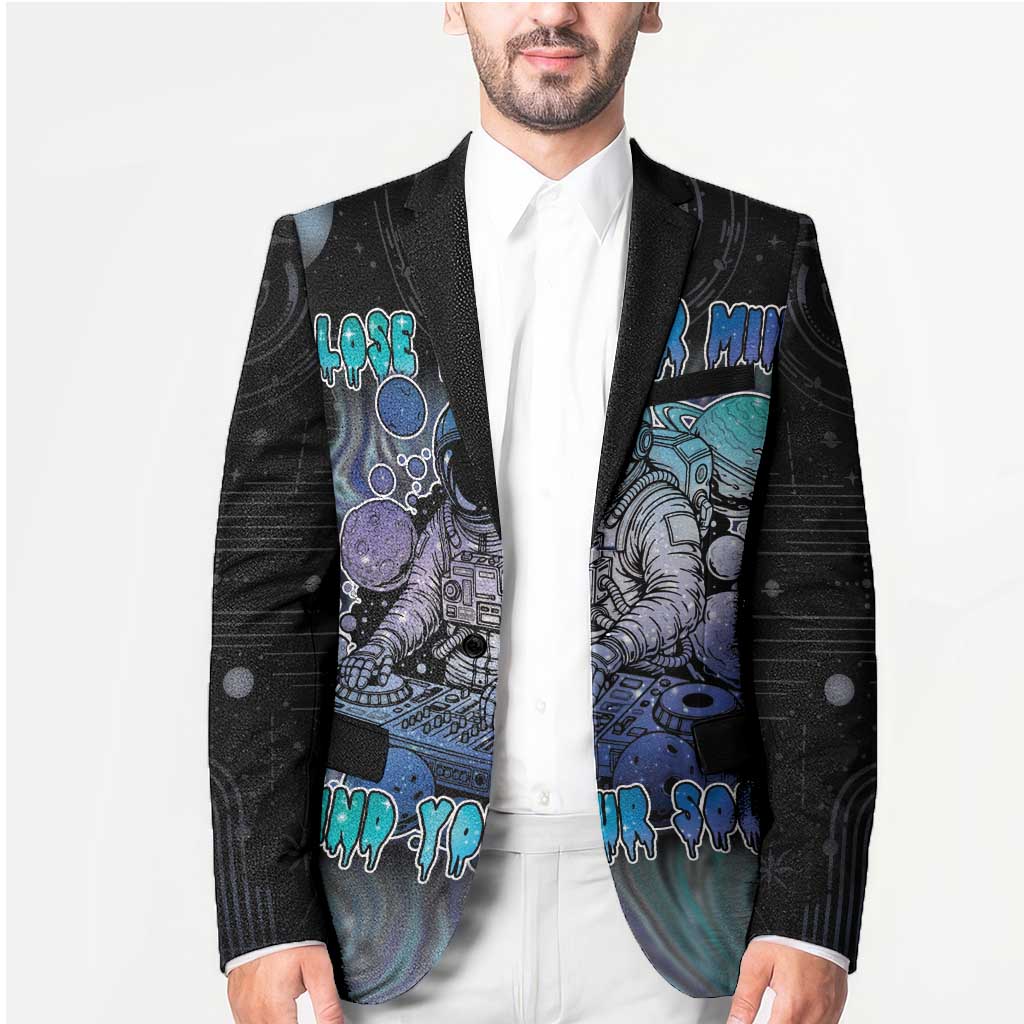 Astronaut Blazer Love Your Mind Find Your Soul - Wonder Print Shop