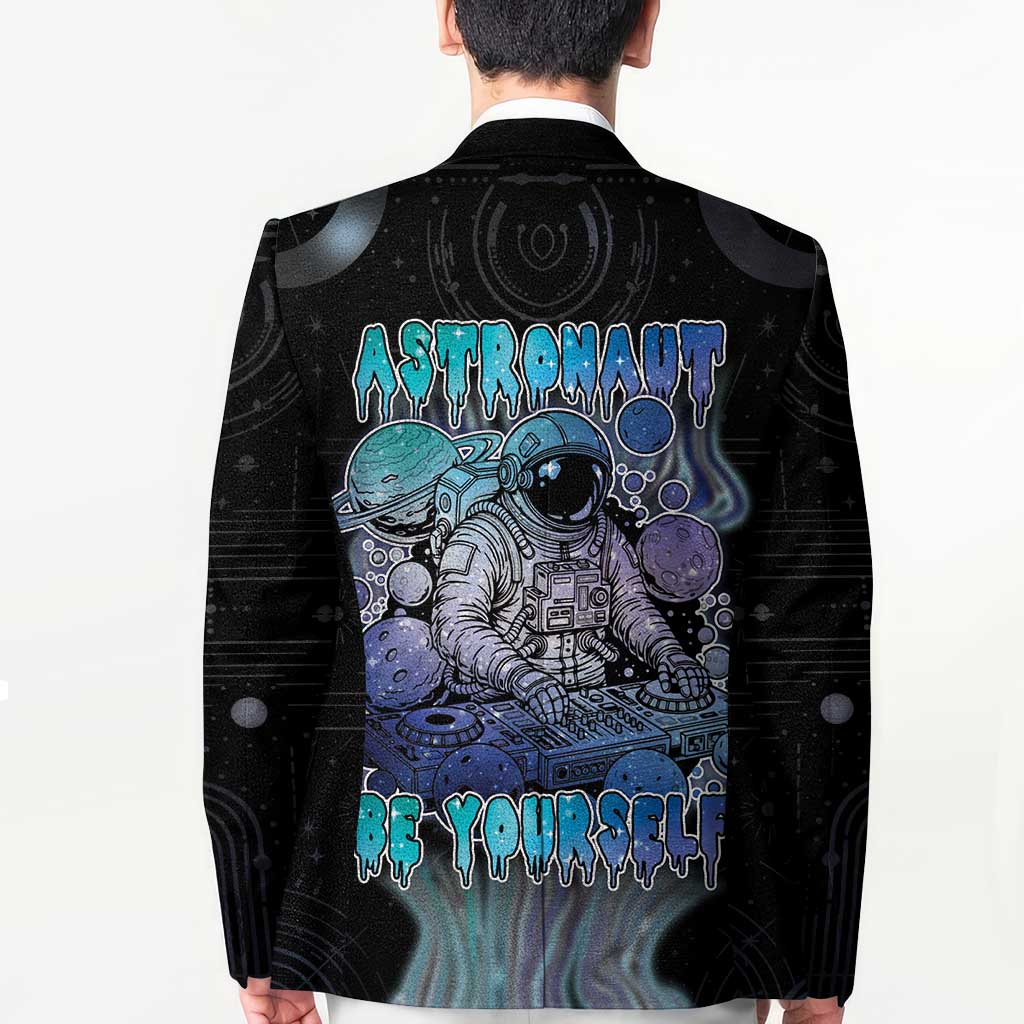 Astronaut Blazer Love Your Mind Find Your Soul - Wonder Print Shop