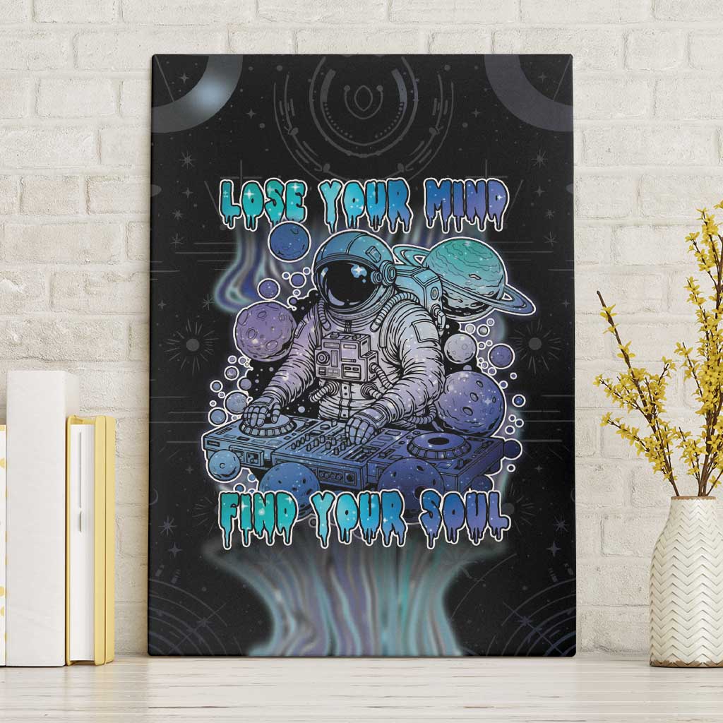 Astronaut Canvas Wall Art Love Your Mind Find Your Soul - Wonder Print Shop