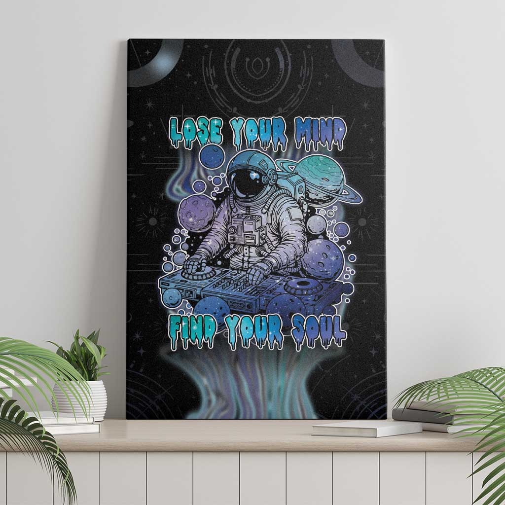 Astronaut Canvas Wall Art Love Your Mind Find Your Soul - Wonder Print Shop