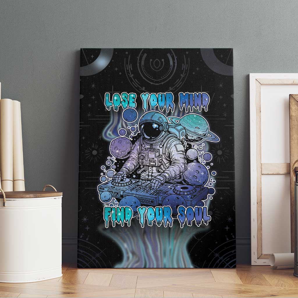 Astronaut Canvas Wall Art Love Your Mind Find Your Soul - Wonder Print Shop