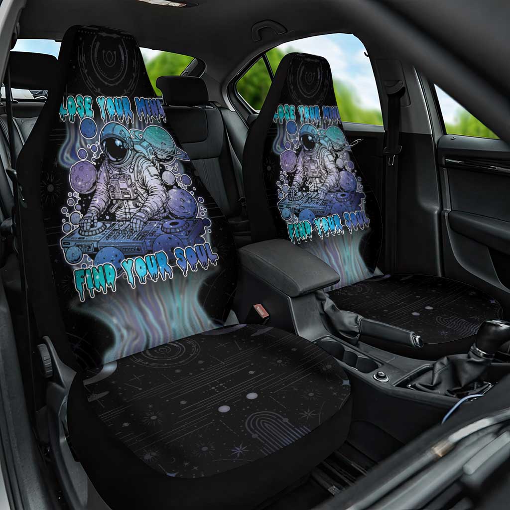 Astronaut Car Seat Cover Love Your Mind Find Your Soul - Wonder Print Shop