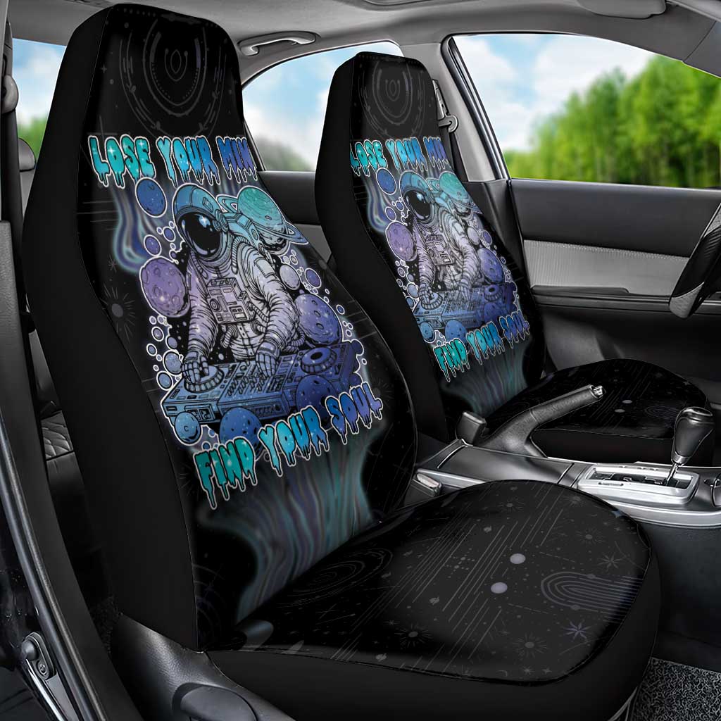 Astronaut Car Seat Cover Love Your Mind Find Your Soul - Wonder Print Shop
