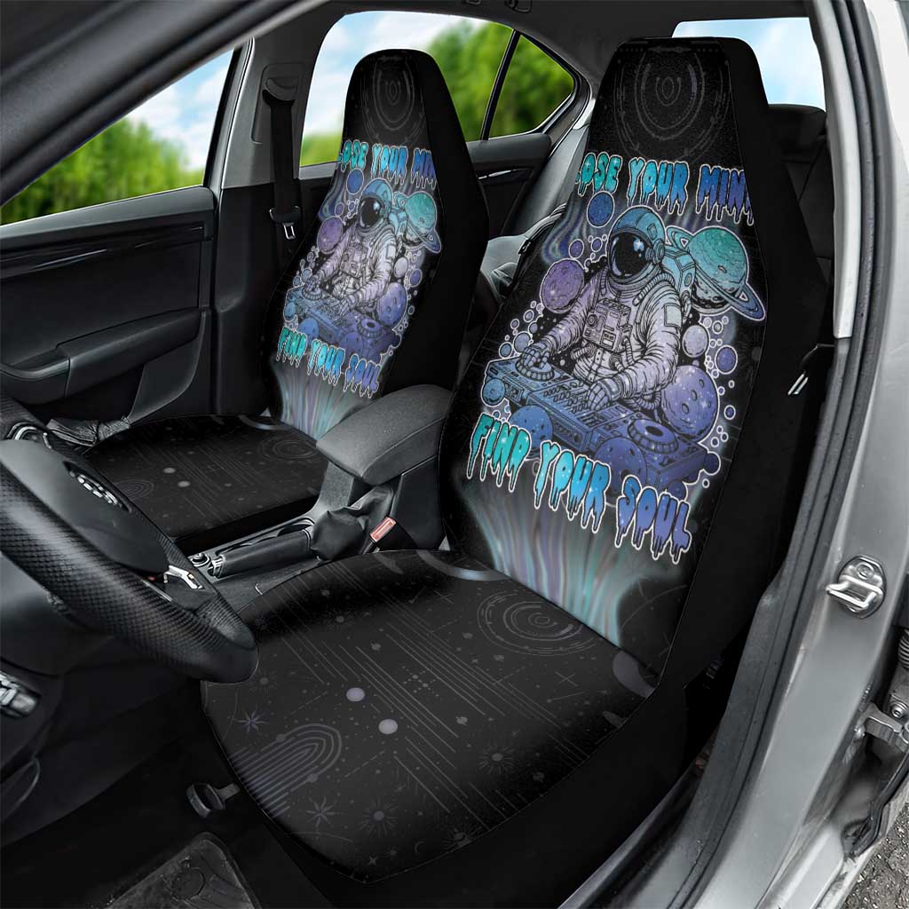 Astronaut Car Seat Cover Love Your Mind Find Your Soul - Wonder Print Shop