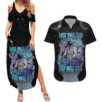 Astronaut Couples Matching Summer Maxi Dress and Hawaiian Shirt Love Your Mind Find Your Soul - Wonder Print Shop
