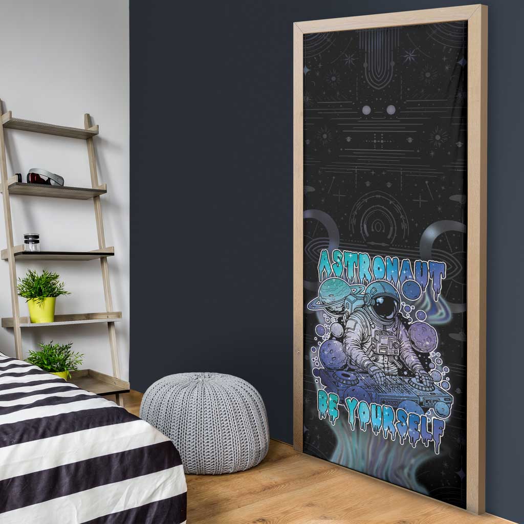 Astronaut Door Cover Love Your Mind Find Your Soul - Wonder Print Shop