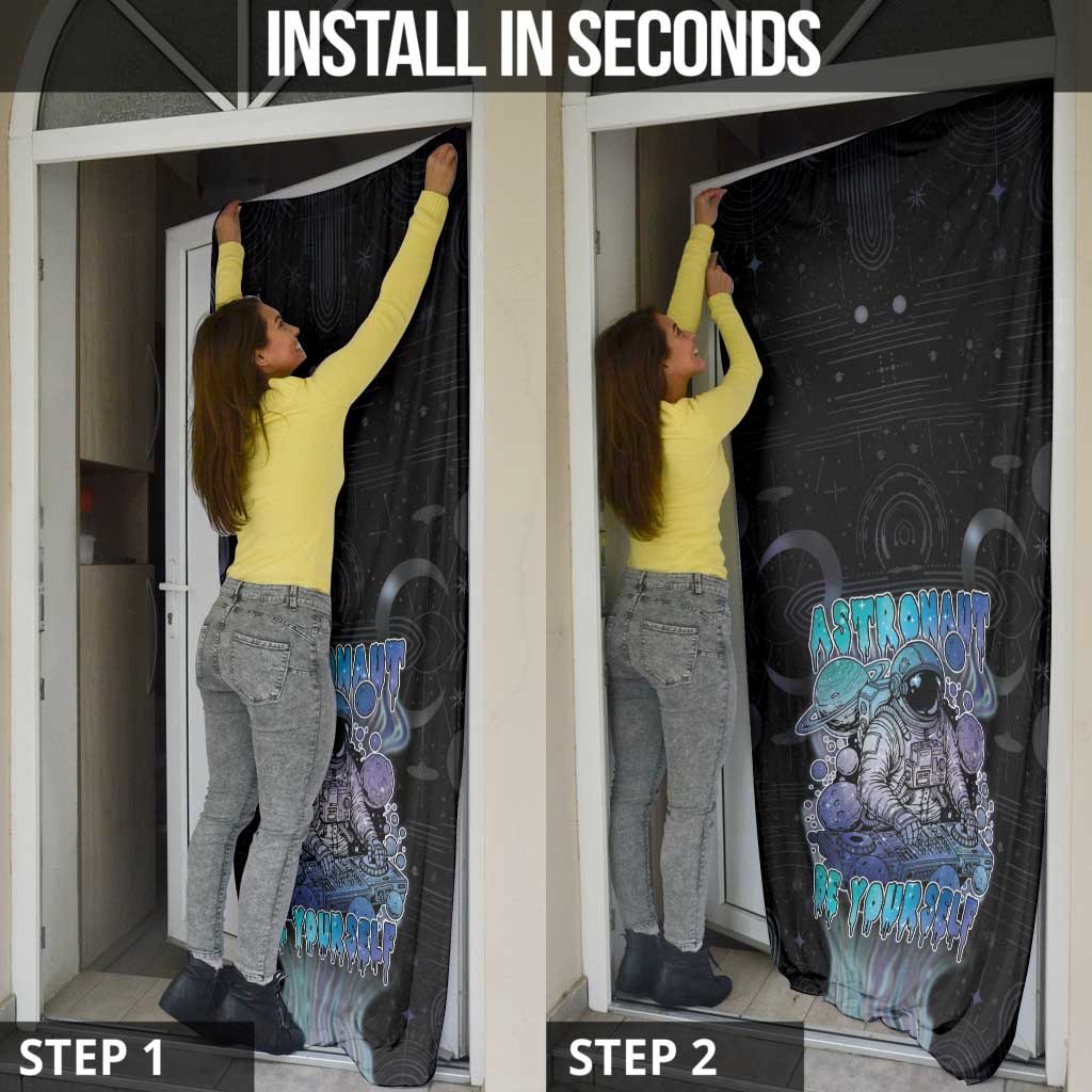 Astronaut Door Cover Love Your Mind Find Your Soul - Wonder Print Shop
